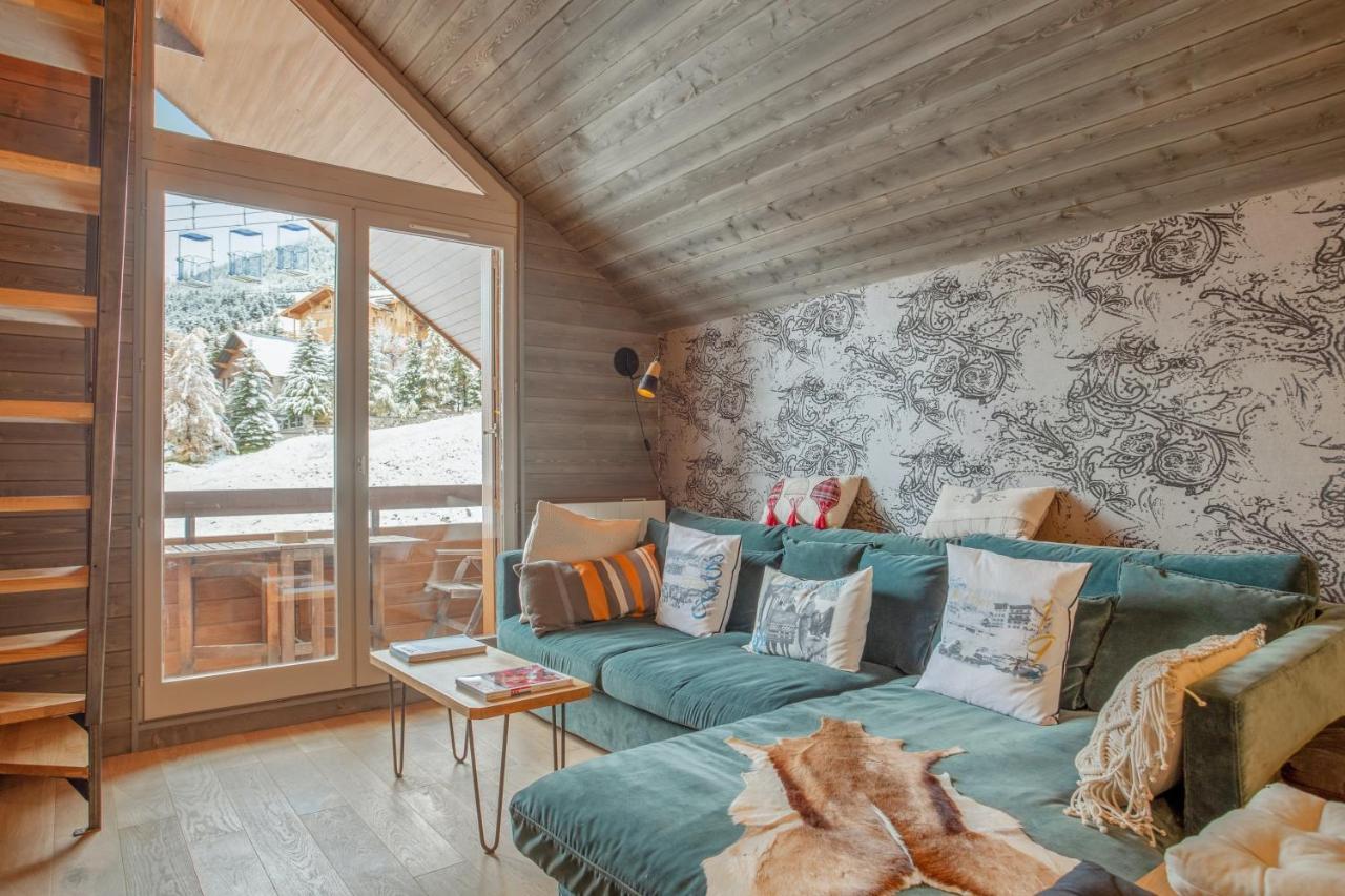Appartement Spacieux L'Alpe D'Huez, Balcon Luaran gambar