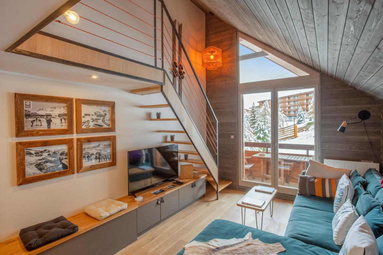 Appartement Spacieux L'Alpe D'Huez, Balcon Luaran gambar